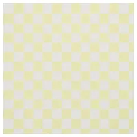 Summer Yellow and White Checkerboard Pattern Fabric