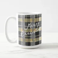 Black Gold Christmas Pattern#7 ID1009 Coffee Mug