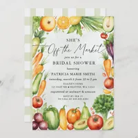 She is off the Market Farmers Market Bridal Shower Invitation