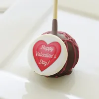 Valentine's Day Red Heart Personalized Cake Pops