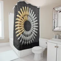 Clint Eastwood Bullet Action Shower Fun Play Shower Curtain