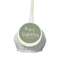 Happy St. Paddy's Orange Shamrock ID336 Cake Pops