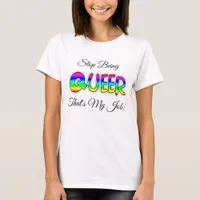 Rainbow Queer LGBT Pride Shirt