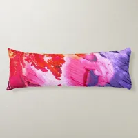 Colorful Modern Abstract Paint Body Pillow