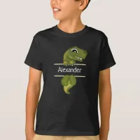 Cute Dinosaur Personalized Kids T-Shirt