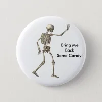 Skeleton Waving Button