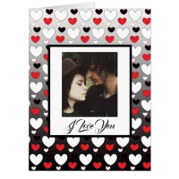 Huge Jumbo Sized Valentine's Day Personalized Pic  Card