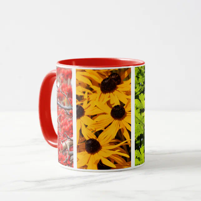 Colors of the Changing Seasons Quadriptych Mug