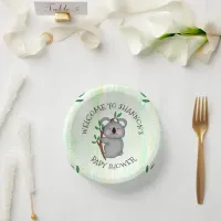 Personalized Koala Bear Themed Baby Shower Paper Bowls