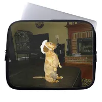 Sitting Pretty Dachshund Laptop Bag