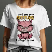 The Pink Cat With Attitude T-Shirt