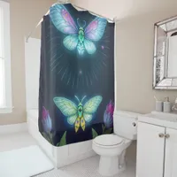 Enchanted Lunar Fairy Fantasy Worlds Shower Curtain