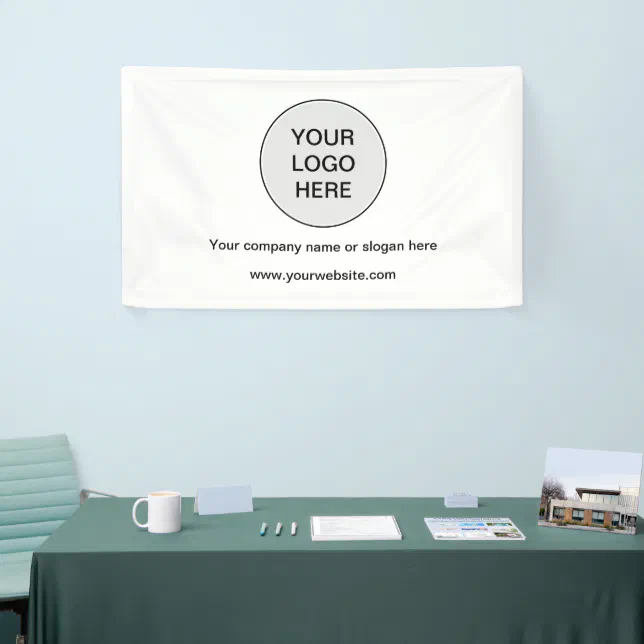 Business Logo Simple Modern Promotional Banner