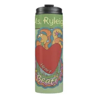 Heart the Beat: Doodles for Music Lovers: Green Thermal Tumbler