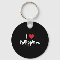 I Love Philippines Keychain