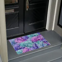 Magnificent hydrangea blossoms     doormat