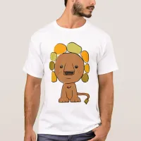 Lion Melange Ringer T-Shirt