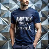 Mold the Impossible with Ambition - Motivational T-Shirt