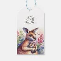 Wildlife Animal Kangaroo Gift Tags