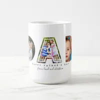 Father's Day Personalized Photo Collage Dad Coffee Mug