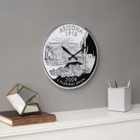 Arizona State Faux Quarter Clock