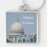 Madison, Wisconsin State Capitol Keychain
