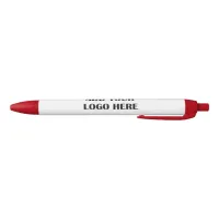 Business Logo Customer Appreciation or Promotional Black Ink Pen