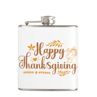 Happy Thanksgiving Flask