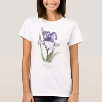 Purple Ruffled Iris T-Shirt