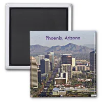 Downtown View of Phoenix, Arizona Magnet