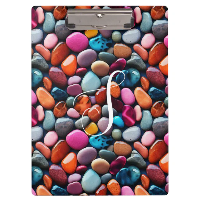 Colorful Stones Clipboard