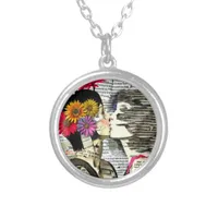 Two Women in Love | Pride Kiss Silver Plated Necklace