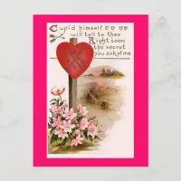 Cupid Know the Secret Postcard