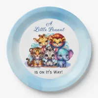 A Little Peanut is on It's Way | Baby Shower Paper Plates