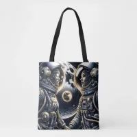 Love You to the Moon and Back | Astronauts Tote Bag