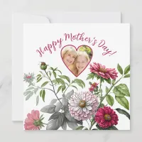 Magenta Accent Floral Mother's Day Photo