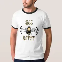 Bee Happy | Vintage Colors Honey Bee T-Shirt