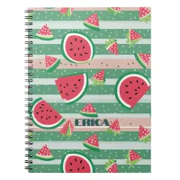 Watermelon Pattern Notebook