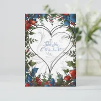 Beautiful,elegant & whimsical wedding themed decor thank you card