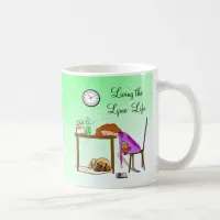 Living the Lymie Life Fatigued Lady Coffee Mug