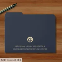 Professional Blue Legal File Folder