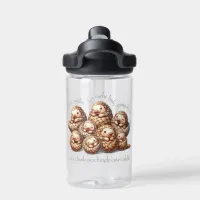 Adorable Anglin' for 8 Cute Cuddling Pangolins Water Bottle