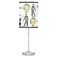 Golden Pharaoh’s Blessing: Ancient Egyptian Art Table Lamp