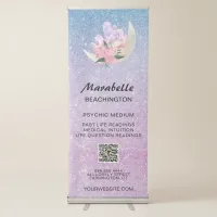 *~* Crystal Moon Glitter Psychic Metaphysical  Retractable Banner