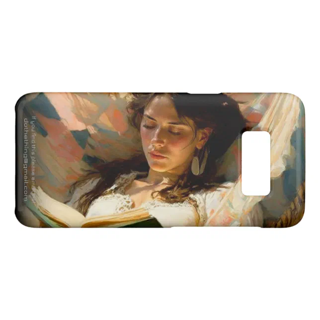 Woman Reading in a Hammock on a Sunny Day Case-Mate Samsung Galaxy S8 Case