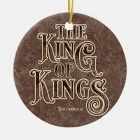 The King of Kings Names of Jesus Christ Bible Ceramic Ornament