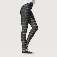 Barb Wire Barbed Wire Fun Grunge Leggings