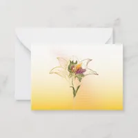 Flat note cards 