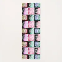 Pretty Brightly Colored Zen Mandala Yoga Mat