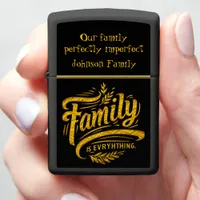 Family Holds the Heart of Every Home Together Zippo Lighter